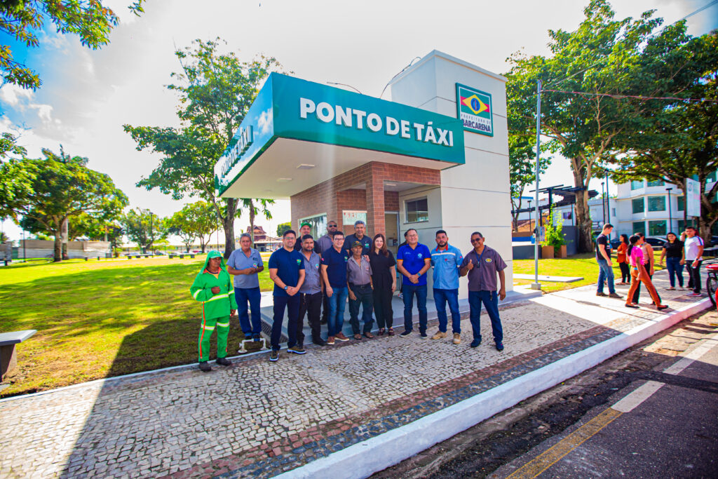 Prefeitura de Barcarena entrega novo ponto de táxi na praça José Pinheiro Rodrigues