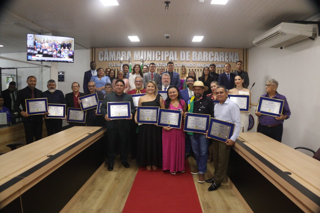 Câmara Municipal de Barcarena concede título de Cidadão Barcarenense a 16 personalidades em sessão solene