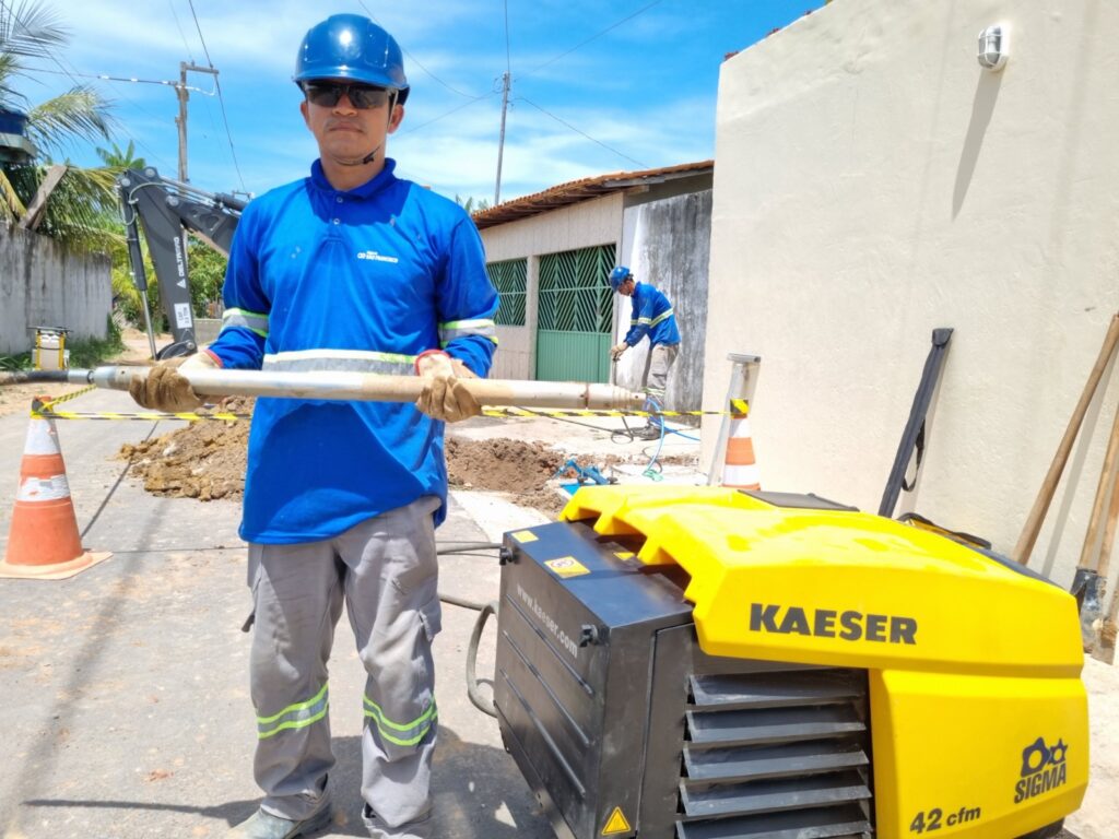 Em Barcarena: obras de expansão de rede de água tratada são feitas com tecnologia inovadora e de baixo impacto