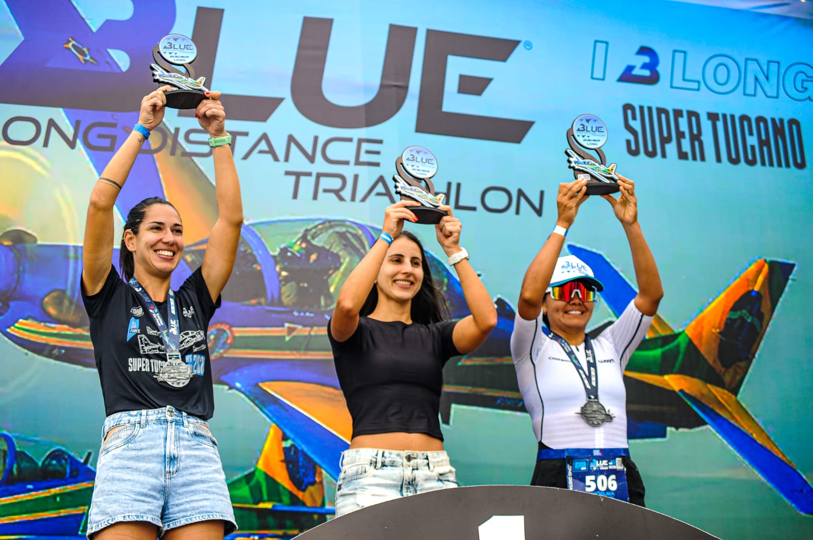 Barcarenense Joelma Amorim garante pódio no BLUE Long Distance Triathlon, em São Paulo