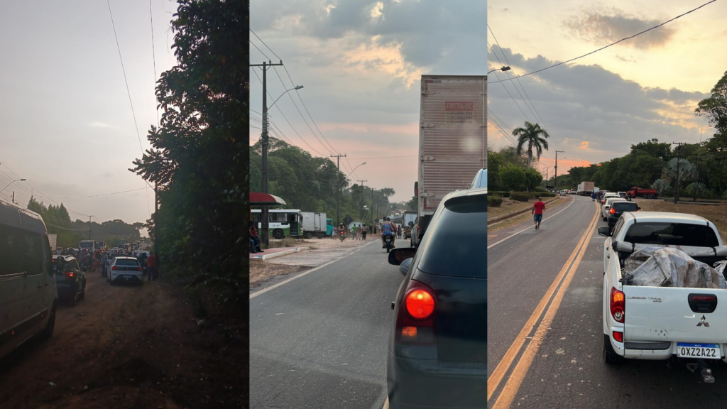 Moradores bloqueiam Rodovia da Integração em protesto por falta de energia; Equatorial se pronuncia