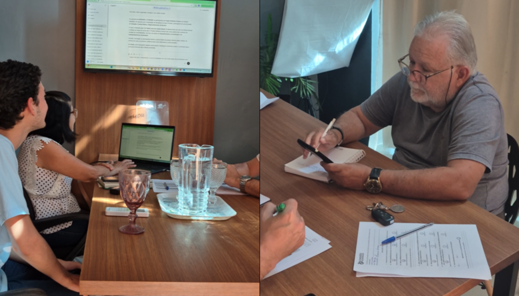 Capa de materia formatadas